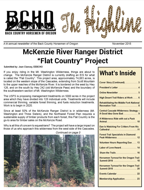 November 2018 Newsletter Photo